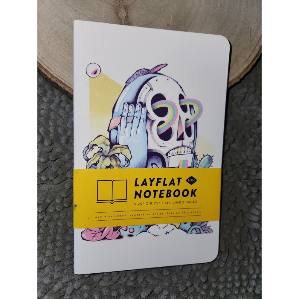 Denik LayFlat Notebook~Nature/Nurture Cover Print 144 Lined Pgs. 5.25 x 8.25
